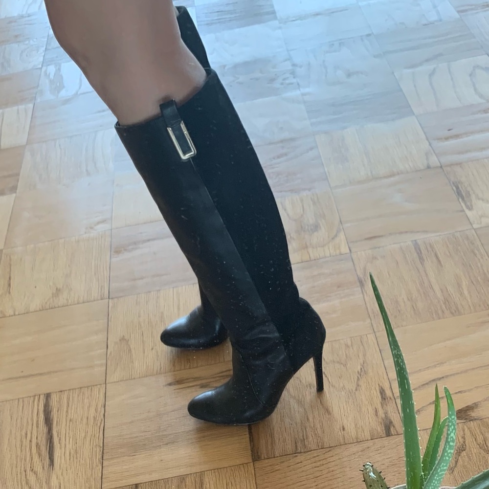 Women's COACH UDELL Suede Knee High Boots